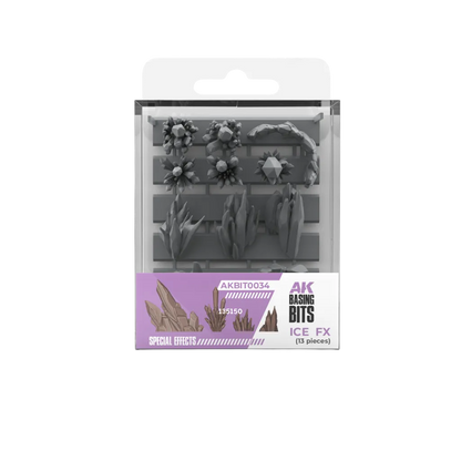 Ice Fx - Basing Bits (13 Teile)-AK-Interactive-Radaddel