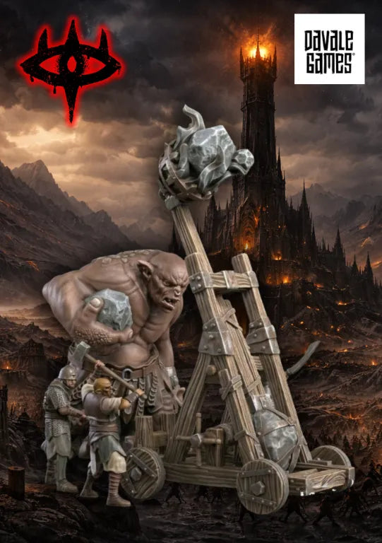 Katapult der Morlok Orks mit Besatzung-Pasch Spiele-Radaddel