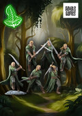 Waldläufer der Galanthir Schwertkämpfer (6 Modelle)-Pasch Spiele-Radaddel
