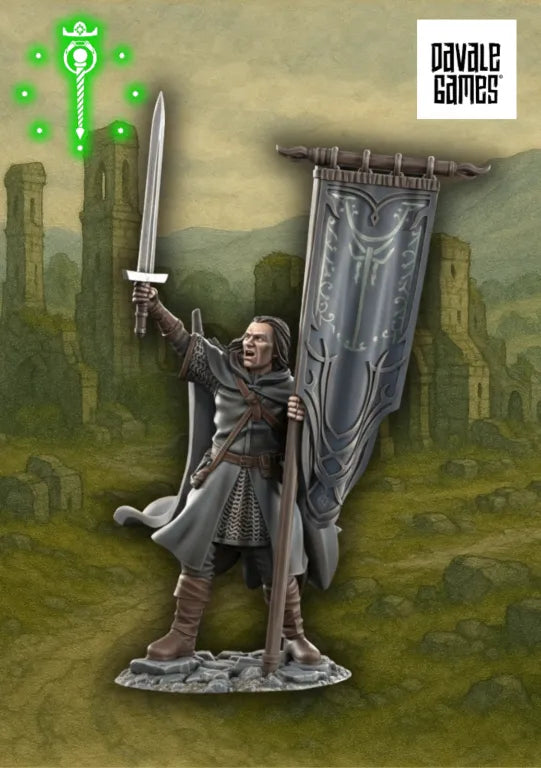Prinz des Nordens mit Banner-Pasch Spiele-Radaddel