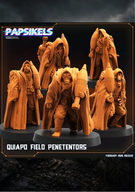 Quiapo Field Penetentors (5 Miniaturen)-Pasch Spiele-Radaddel