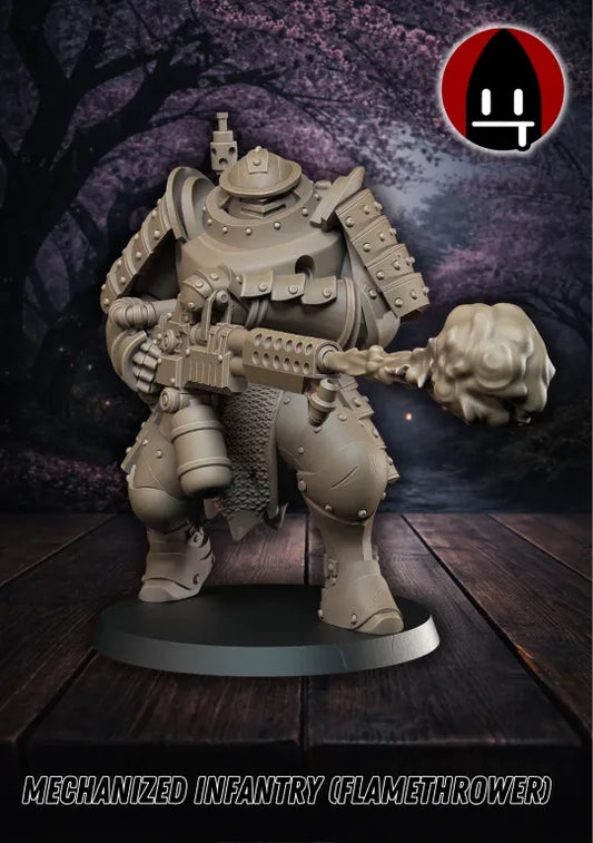 Holy Shogunate: Mechanized Infantry (Flamethrower)-Pasch Spiele-Radaddel