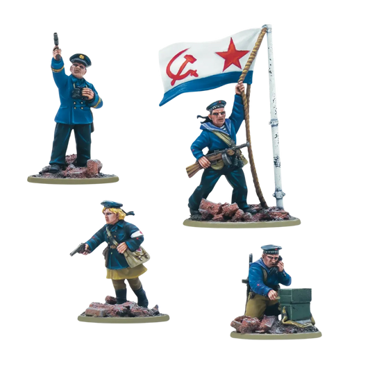 Soviet Naval Brigade HQ-Warlord Games-Radaddel