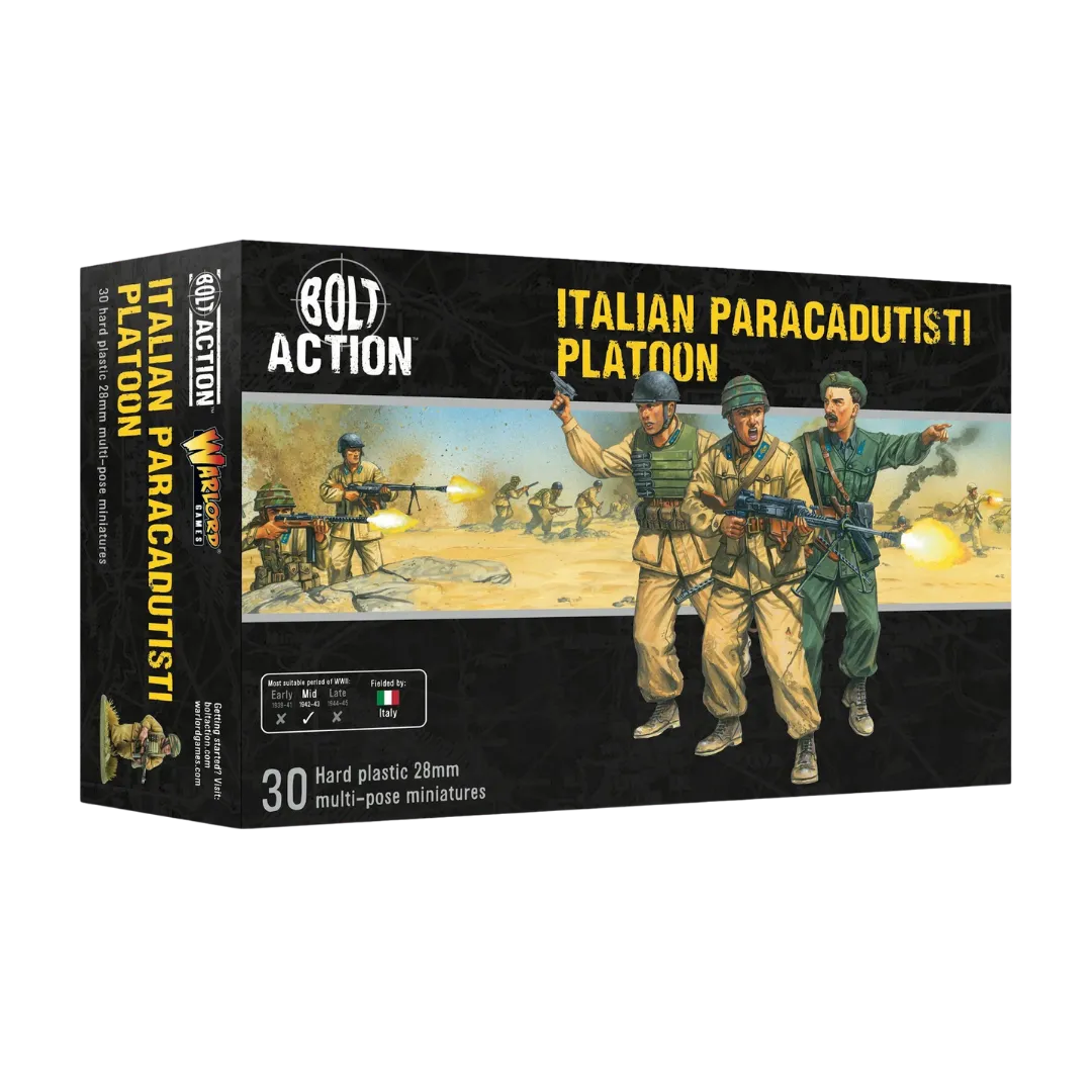 Italian Paracadutisti Platoon-Warlord Games-Radaddel