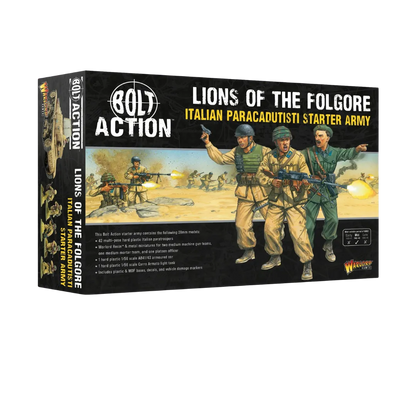Lions of the Folgore - Italian Paracadutisti Starter Army-Warlord Games-Radaddel