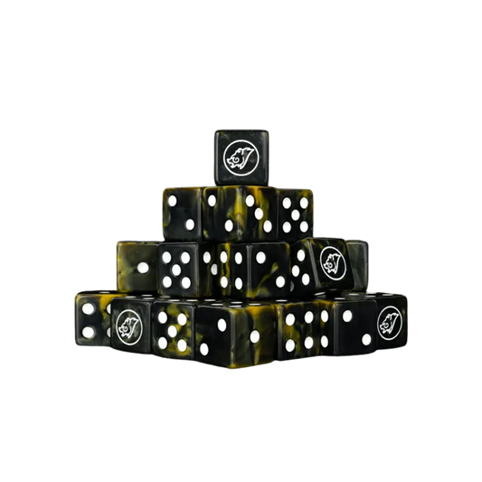 Honey Bear Dice Square 16mm (25 Stück)-Baron of Dice-Radaddel
