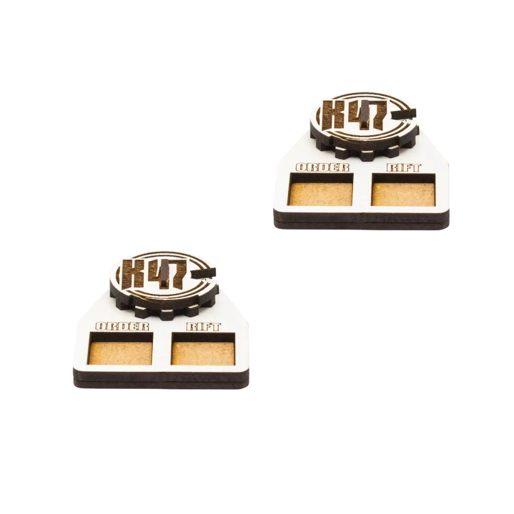 Konflikt '47 MDF Rift Unit Pin Markers-Warlord Games-Radaddel