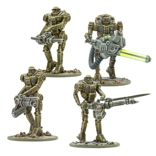 Konflikt '47 British Commonwealth Mk II Heavy Automated Infantry-Warlord Games-Radaddel