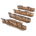 MDF Terrain Trench Barricades-PWork Wargames-Radaddel