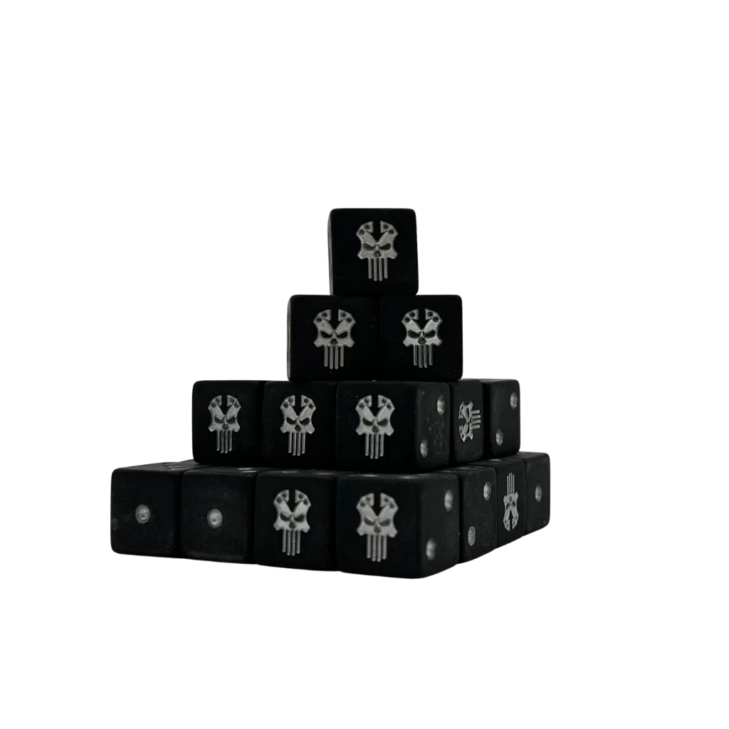 Ironbound Dice Square 16mm (25 Stück)-Baron of Dice-Radaddel