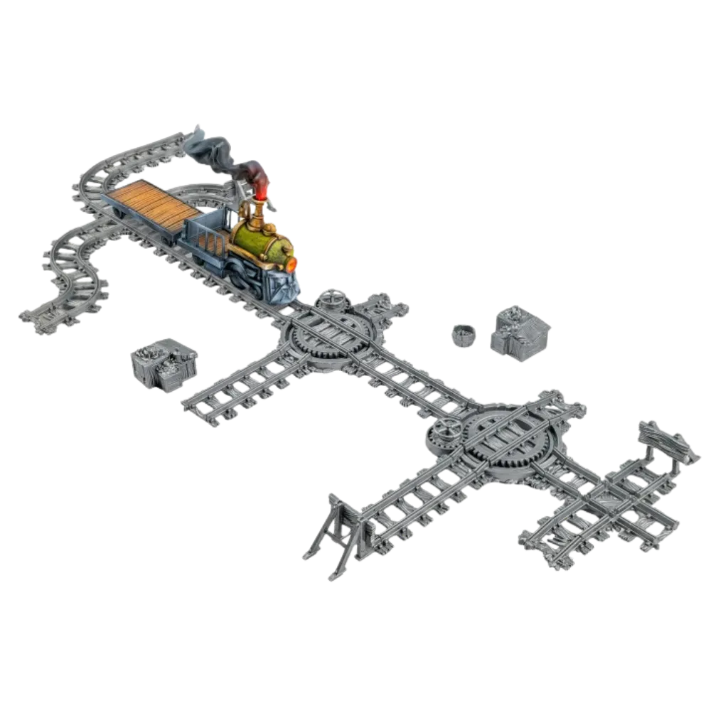 Dungeons & Lasers: Dwarven Train Set-Archon Studio-Radaddel