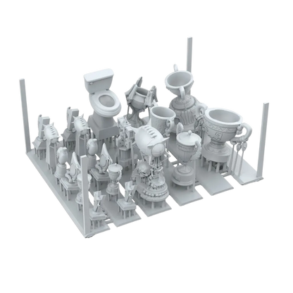 Fantasy Football Trophies - Basing Bits (20 Teile)-AK-Interactive-Radaddel