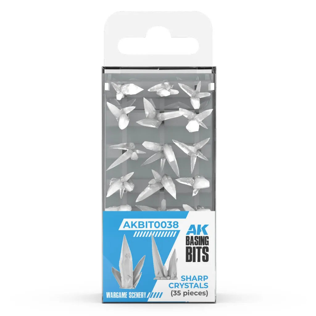 Sharp Crystals - Basing Bits (35 Teile)-AK-Interactive-Radaddel