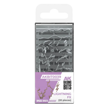 Lightning Fx - Basing Bits (20 Teile)-AK-Interactive-Radaddel