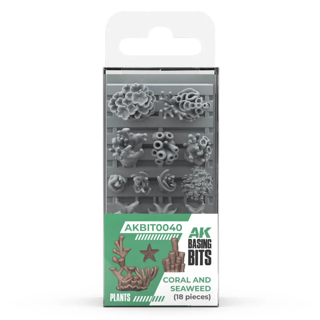Coraland Seaweed - Basing Bits (18 Teile)-AK-Interactive-Radaddel