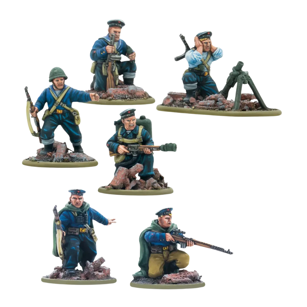 Soviet Naval Brigade Weapon Teams-Warlord Games-Radaddel
