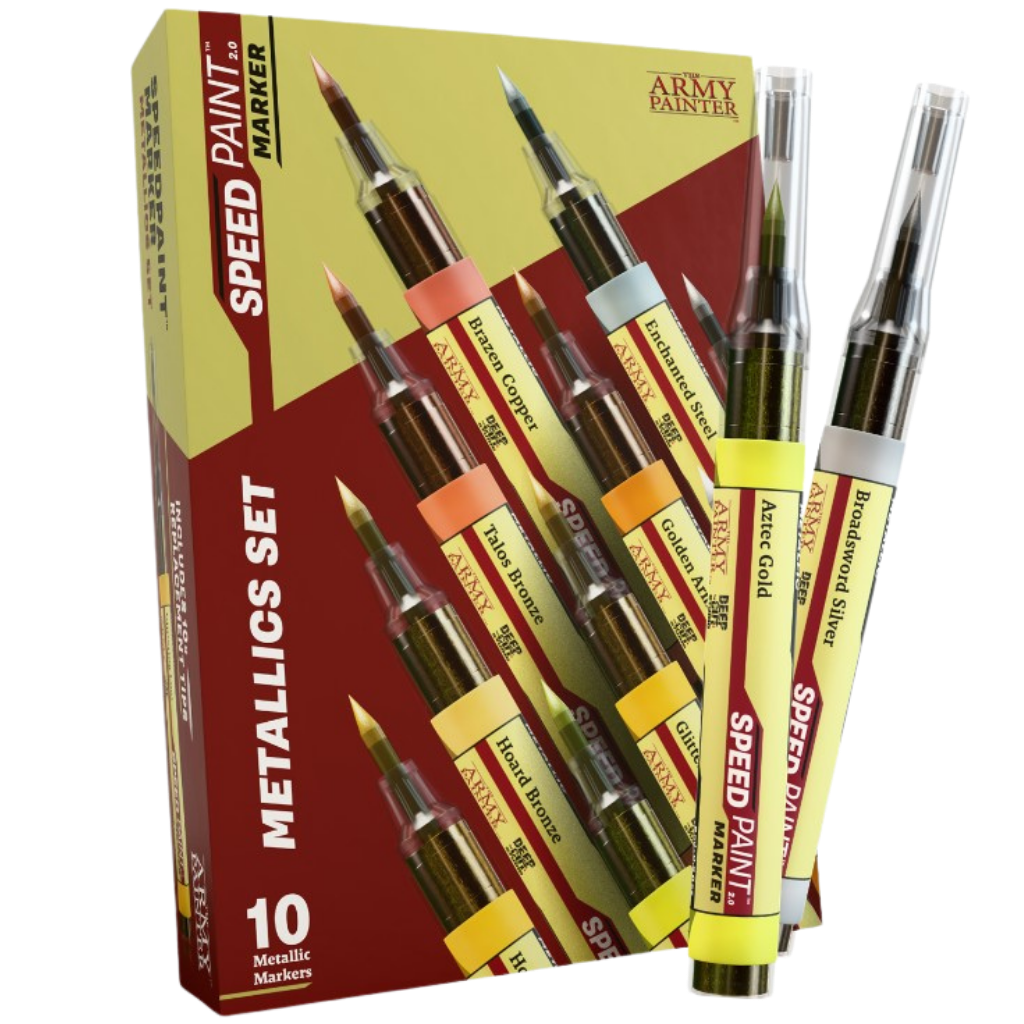 Speedpaint Marker Metallics Set-The Army Painter-Radaddel