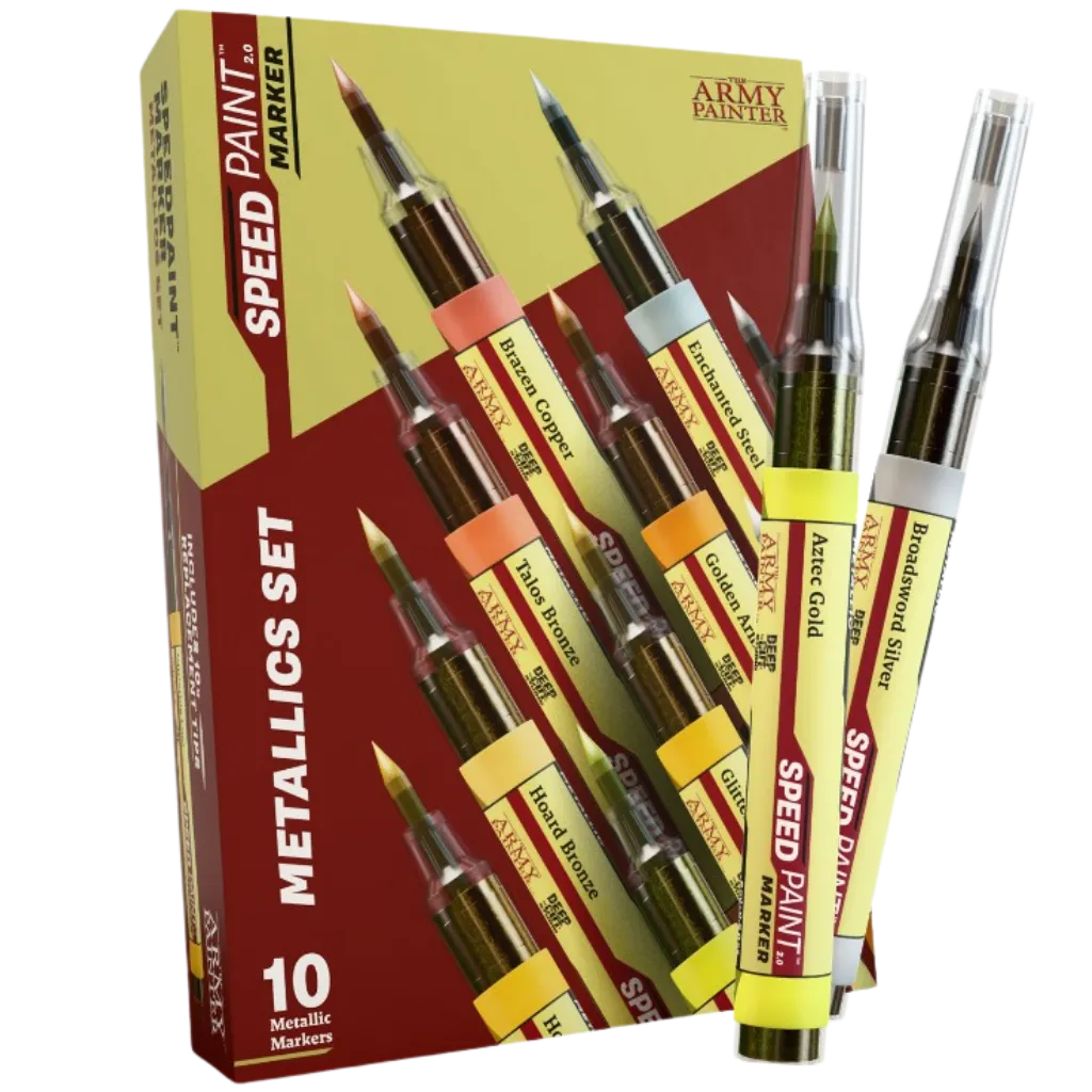 Speedpaint Marker Metallics Set-The Army Painter-Radaddel