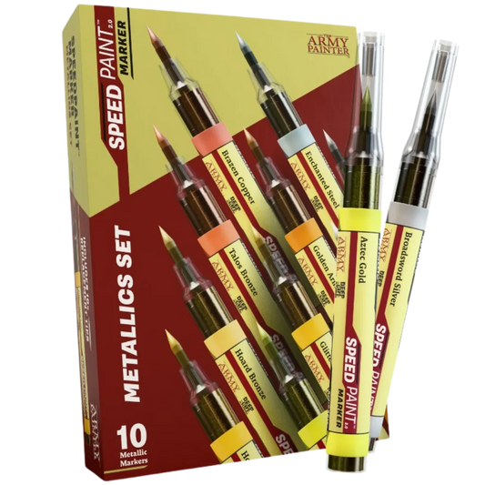 Speedpaint Marker Metallics Set-The Army Painter-Radaddel