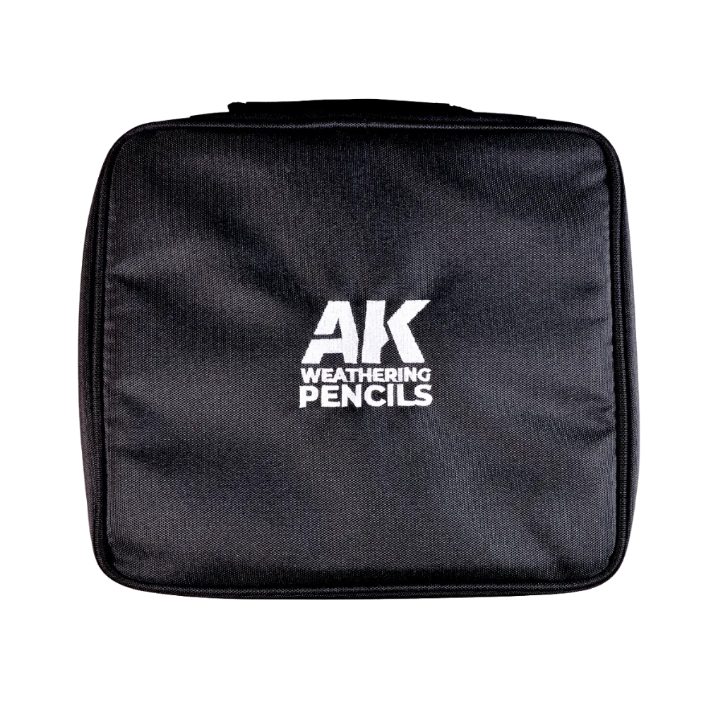 Weathering Pencils Cloth Case with a Zipper - Full Range-AK-Interactive-Radaddel