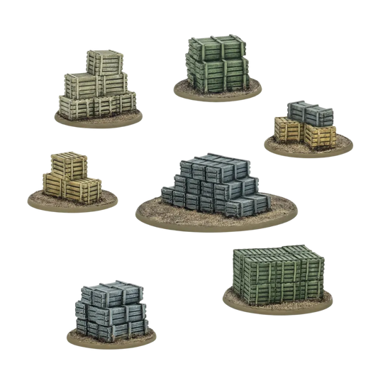 Bolt Action Crates and Boxes - Objective Marker Set-Warlord Games-Radaddel