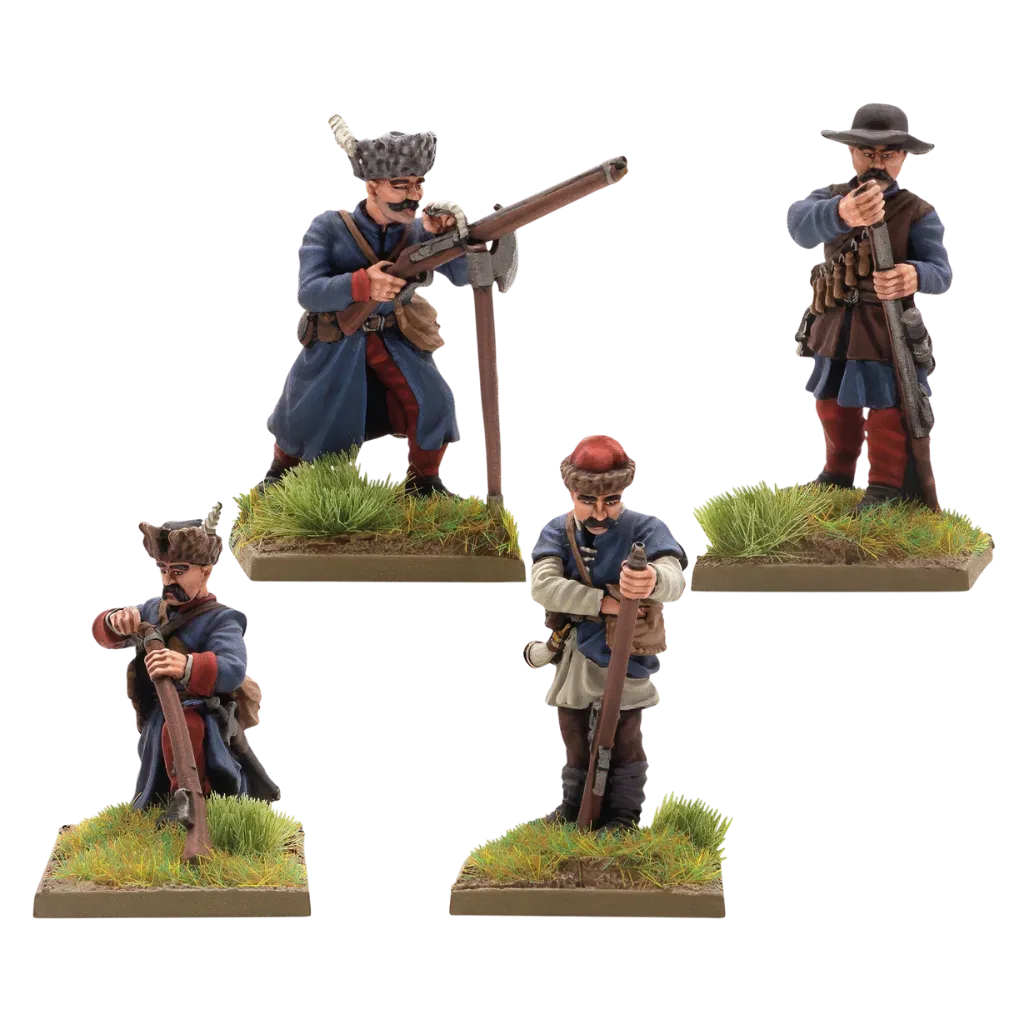 Polish-Lithuanian Commonwealth Later Infantry with Muskets Reloading-Warlord Games-Radaddel