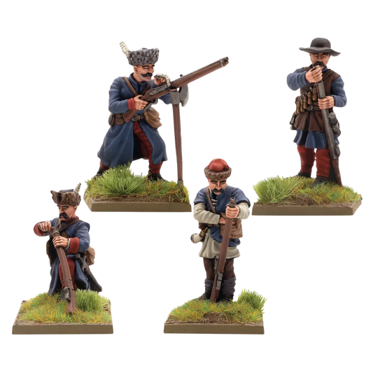 Polish-Lithuanian Commonwealth Later Infantry with Muskets Reloading-Warlord Games-Radaddel