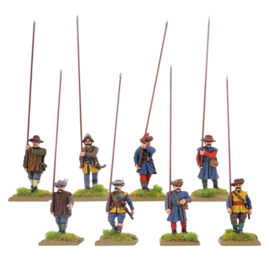Polish-Lithuanian Mercenary Pikemen-Warlord Games-Radaddel