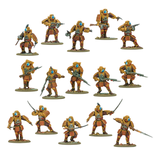 Konflikt '47 Empire of Japan Ghost Warriors Infantry Squad-Warlord Games-Radaddel