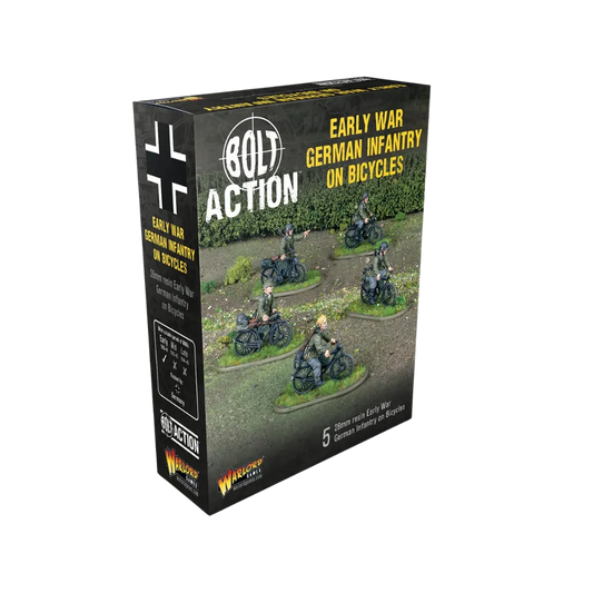 Early War German Infantry on Bicycles-Warlord Games-Radaddel