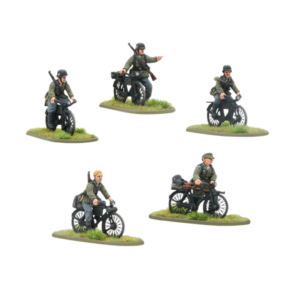 Early War German Infantry on Bicycles-Warlord Games-Radaddel
