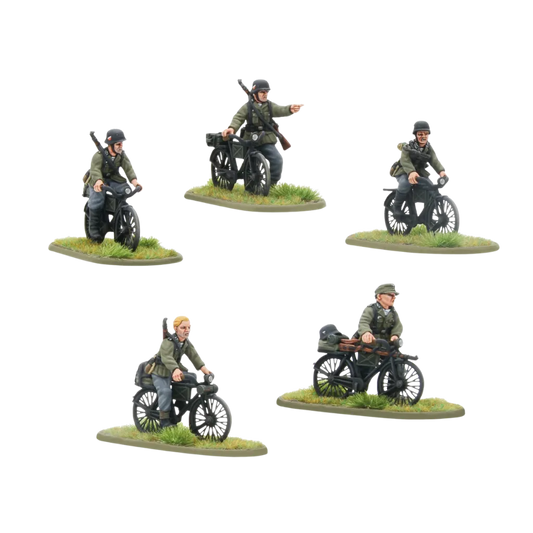 Early War German Infantry on Bicycles-Warlord Games-Radaddel