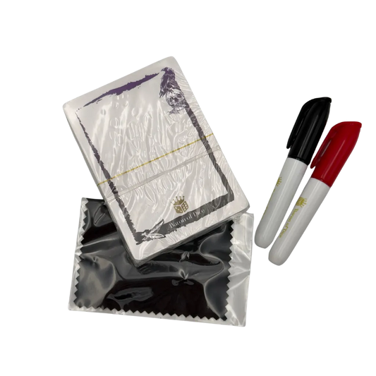 Color Dry Erase Token Box Set Black