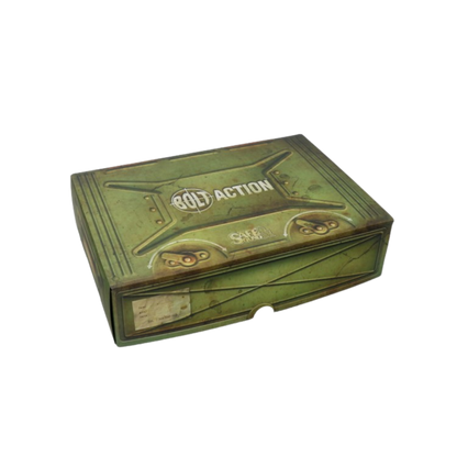Bolt Action Army Box for magnetically-based miniatures + metal plate on the insi