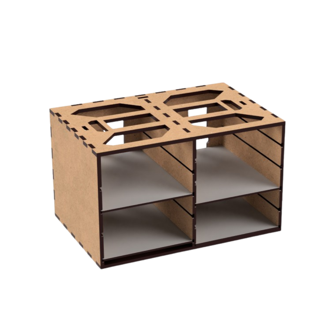 Medium Battle Case with Shelving System (Small Trays)