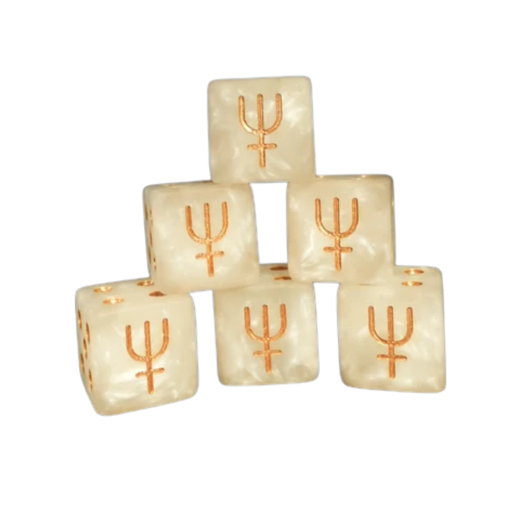 Naval Raiders Dice 16mm Square (8 Stück)
