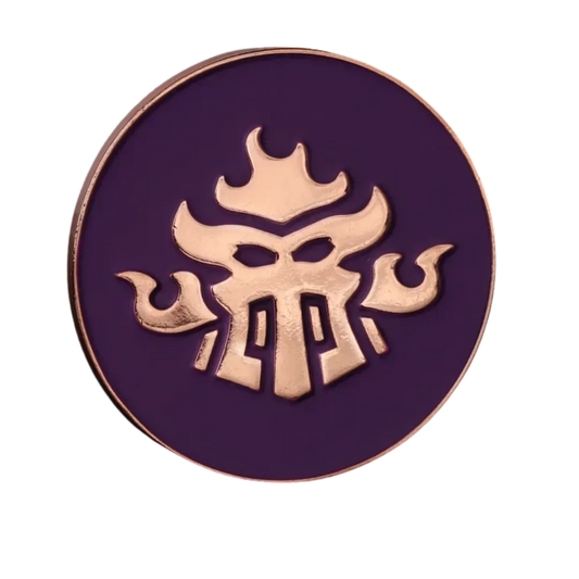 40mm Metal Coin - Demonic Forges-Baron of Dice-Radaddel