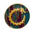 40mm Metal Coin - Infinity Dragon-Baron of Dice-Radaddel