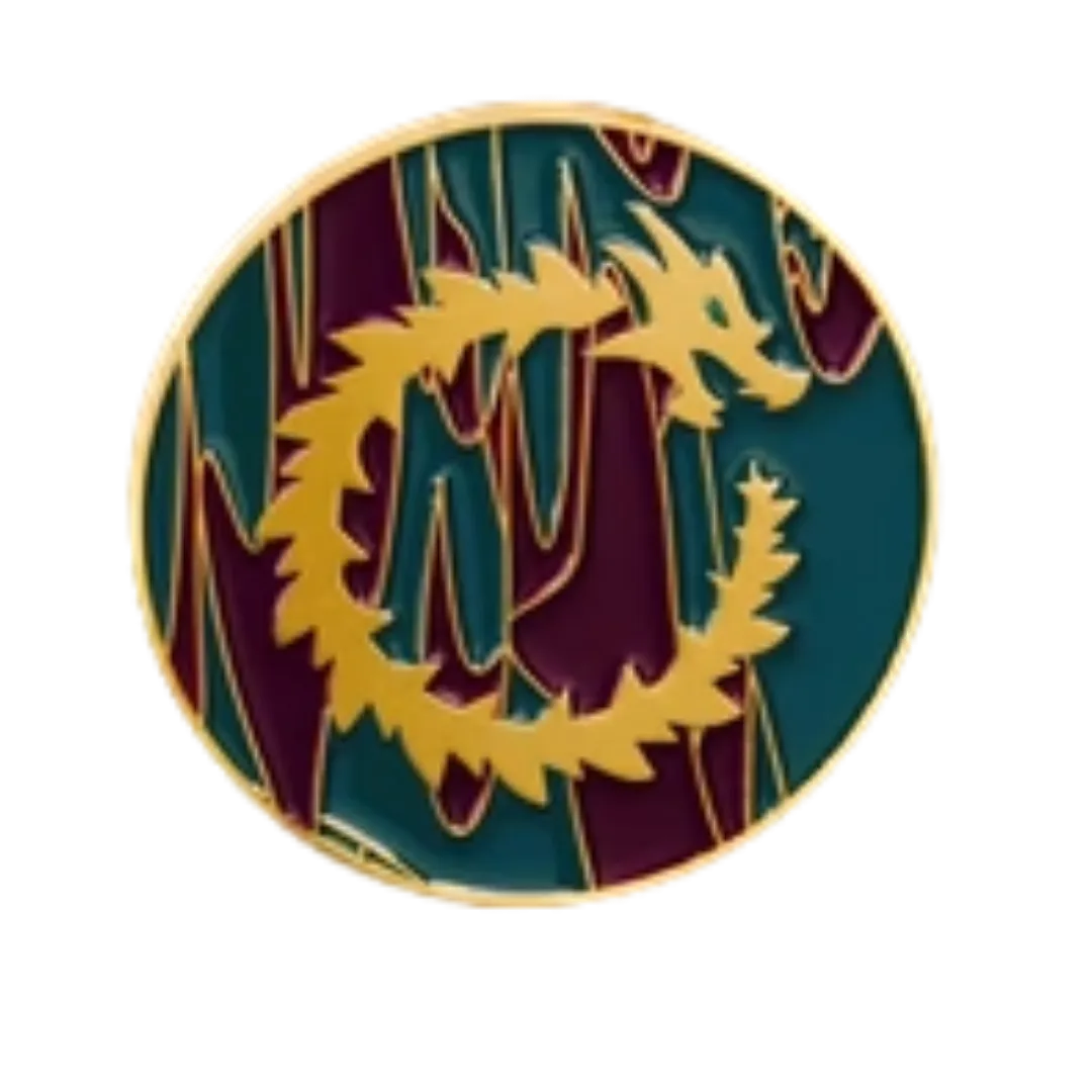40mm Metal Coin - Infinity Dragon-Baron of Dice-Radaddel