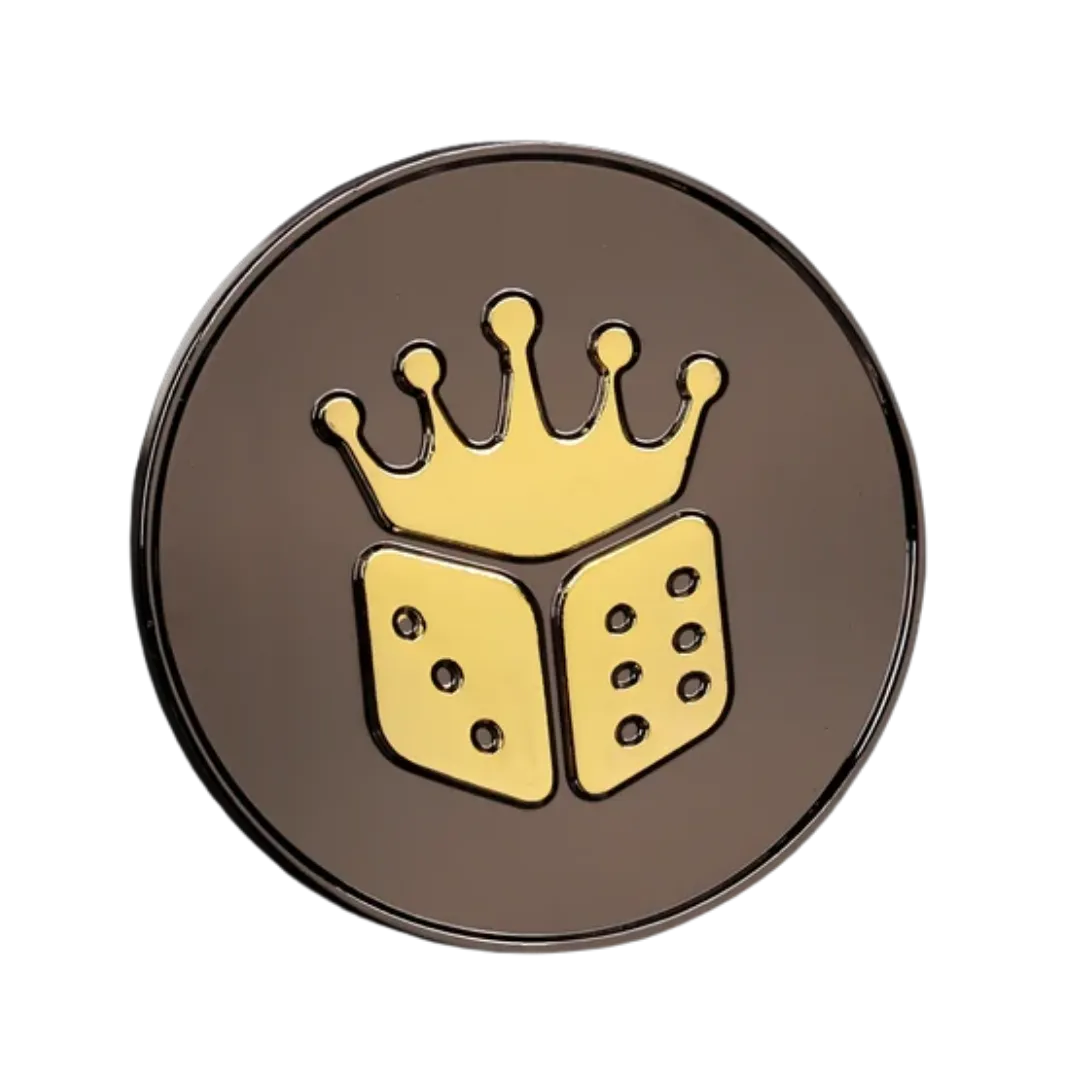 40mm Metal Coin - Space Dwarf-Baron of Dice-Radaddel