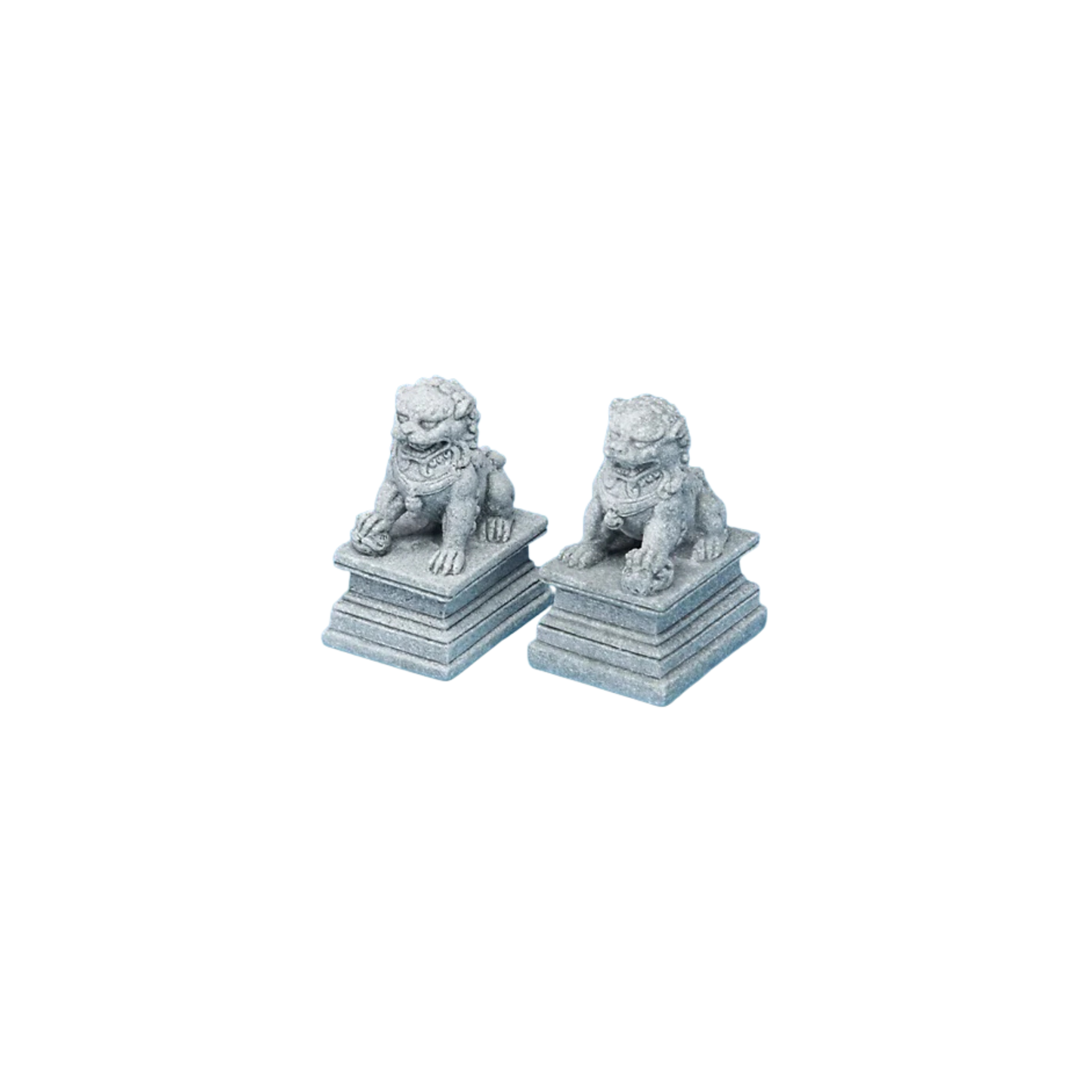 Wächterlöwen-Set, grau