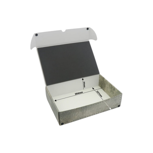 Full-size XL Box for magnetically-based miniatures + metal plate on the inside r