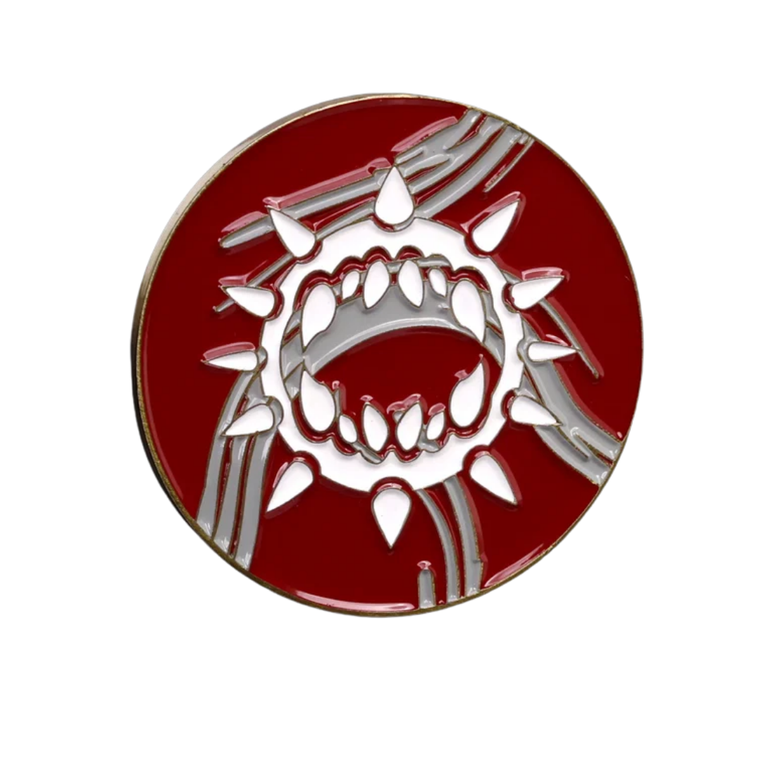 40mm Metal Coin - Carnage - White