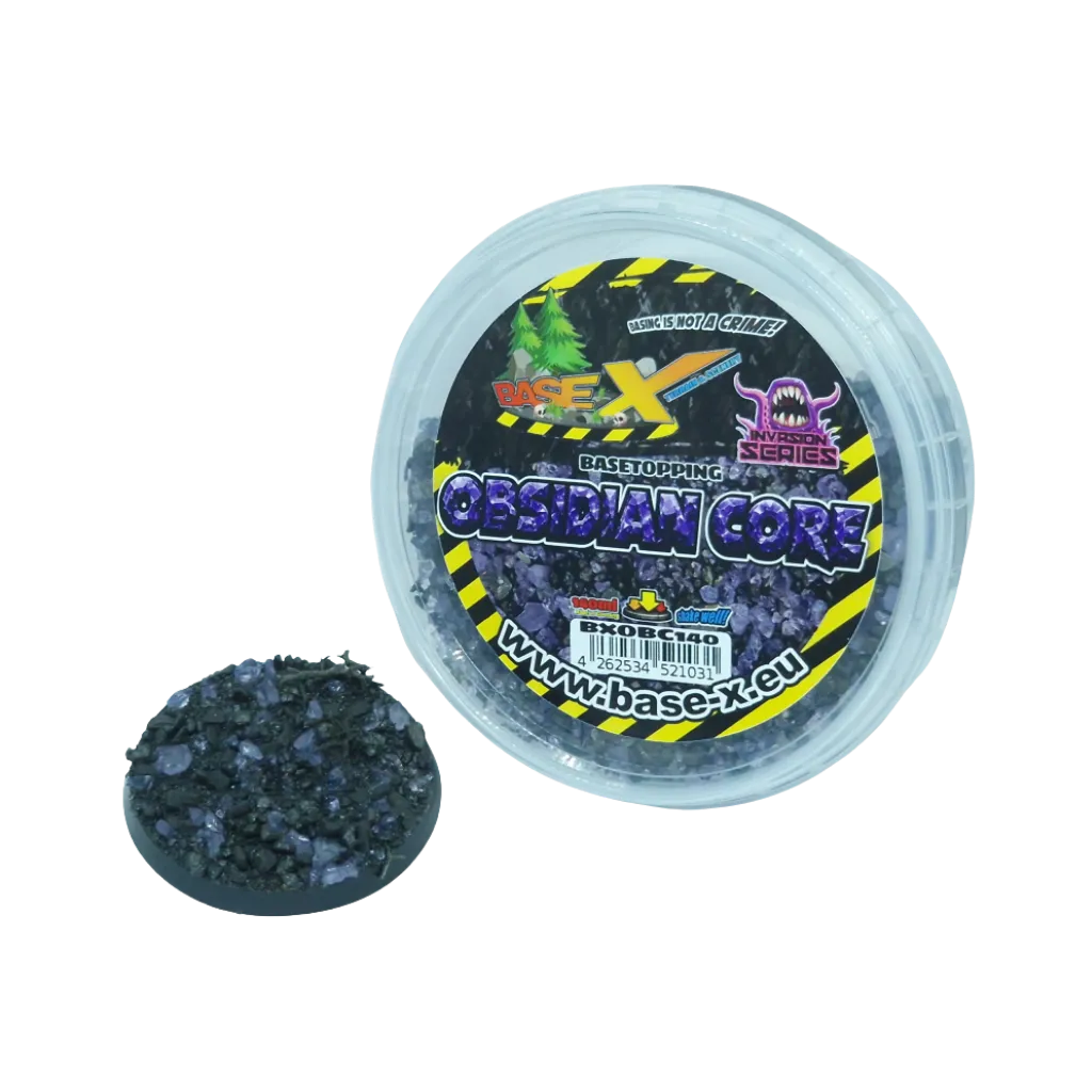 Basetopping: OBSIDIAN CORE (140ml) (invasio series)-Base X Terrain & Scenery-Radaddel