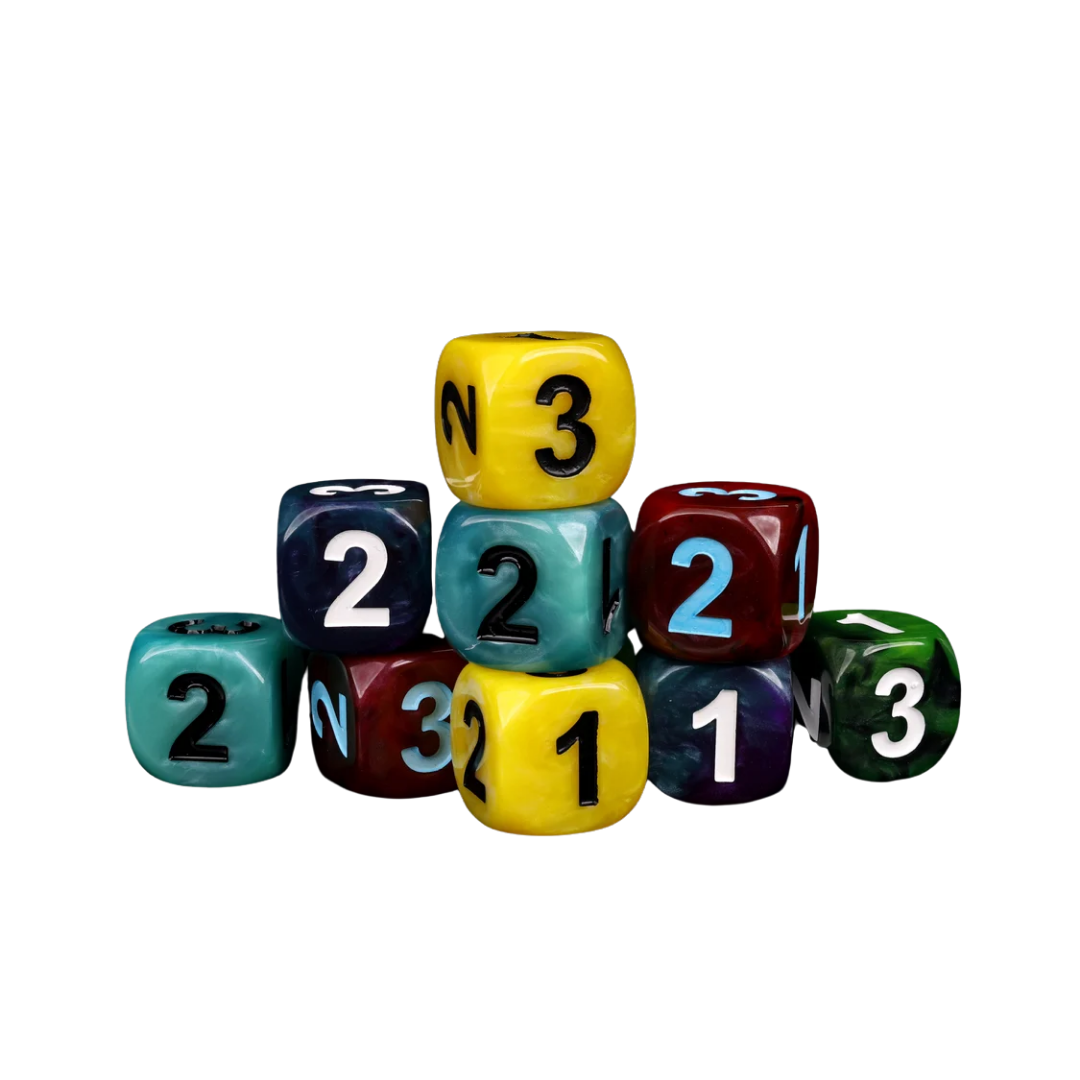 D3, Six Sided - Purple (10 Stück)