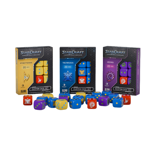 Starcraft ® Zerg Custom Dice Set