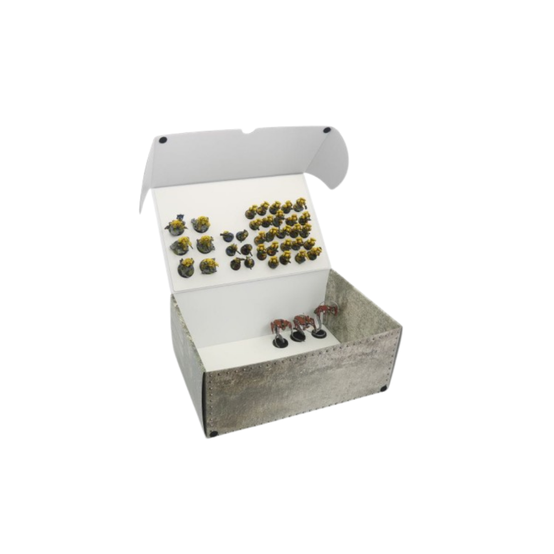 Full-size Mega Box with two plates for magnetically-based miniatures