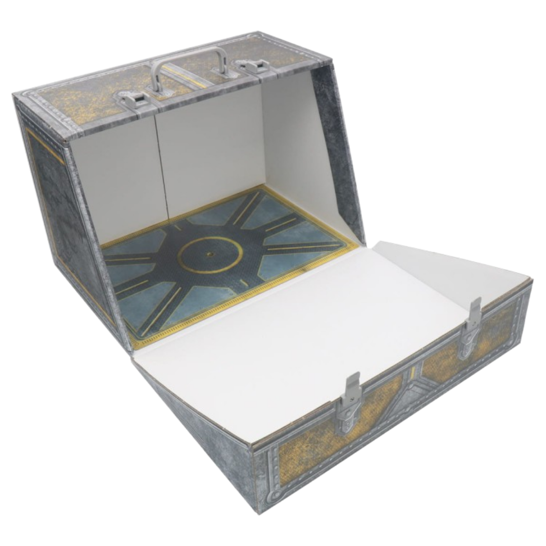 Magnetic case with 1 metal plate - coloured inside