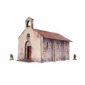 Church Italy PREPAINTED [28mm/1:56]-Micro Art Studio-Radaddel