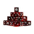 Cogs of Chaos, Blood Red Dice 16mm Square (25 Stück)-Baron of Dice-Radaddel